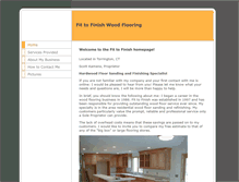 Tablet Screenshot of fittofinish.com